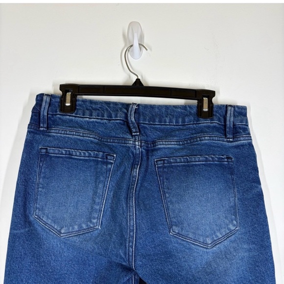 FRAME Le Crop Mini Boot Jeans Women’s 29 Raw Hem Dark Blue - Picture 5 of 8